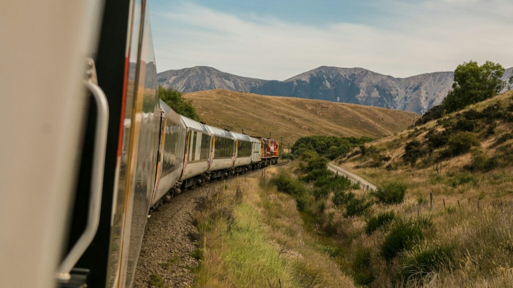 Train de frontaliers entre la France et la Suisse
