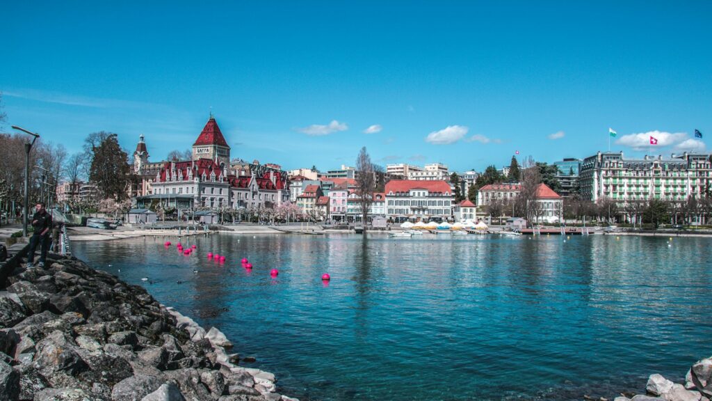 Lausanne et le lac Léman, canton de Vaud